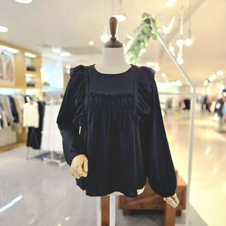 쉬폰프릴 블라우스