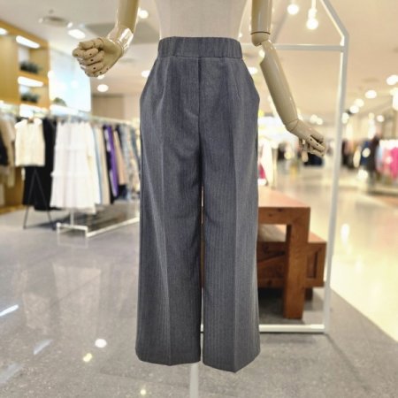 뒤허리밴딩헤링본팬츠