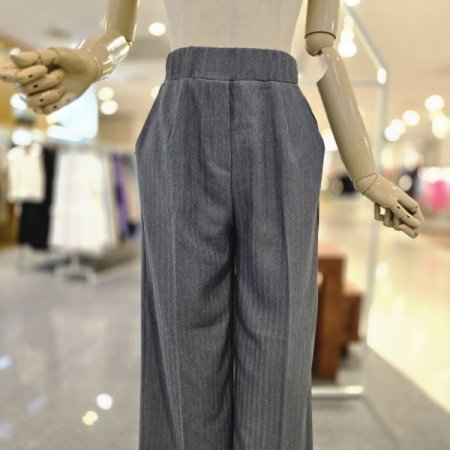 뒤허리밴딩헤링본팬츠