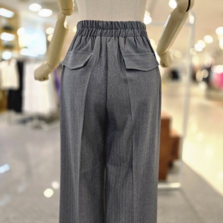 뒤허리밴딩헤링본팬츠