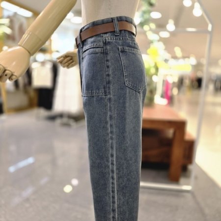 벨트와이드데님팬츠