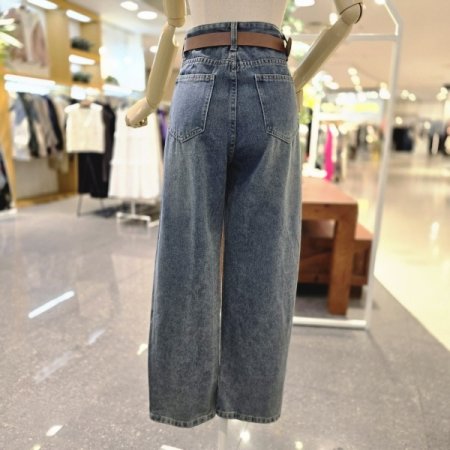 벨트와이드데님팬츠