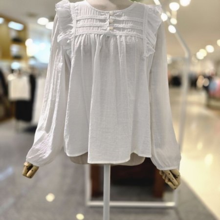 프릴레이스 블라우스