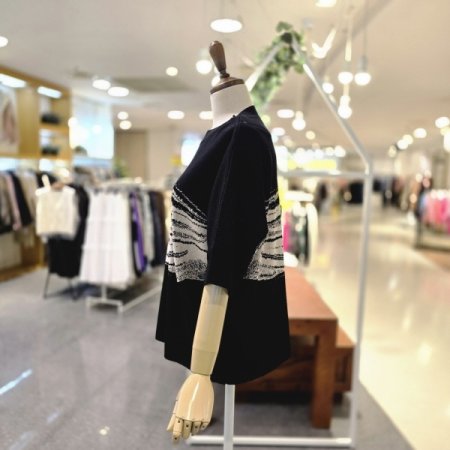 브러시 반팔니트