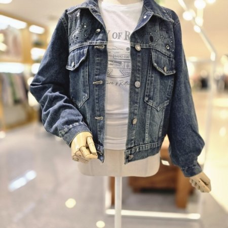 스파클빈티지 데님자켓