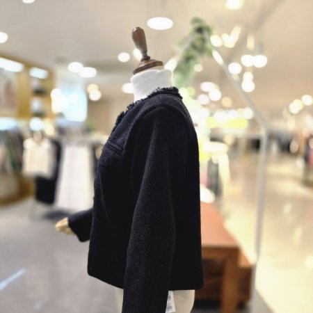 투웨이지퍼 트위드자켓