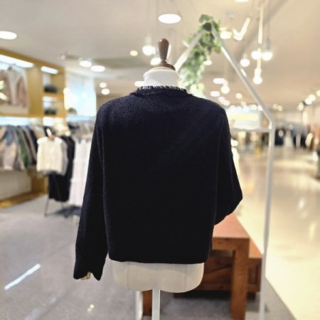 투웨이지퍼 트위드자켓