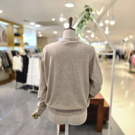 고리넥타이 니트