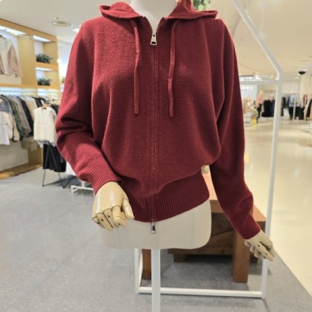 웨이스 후드가디건