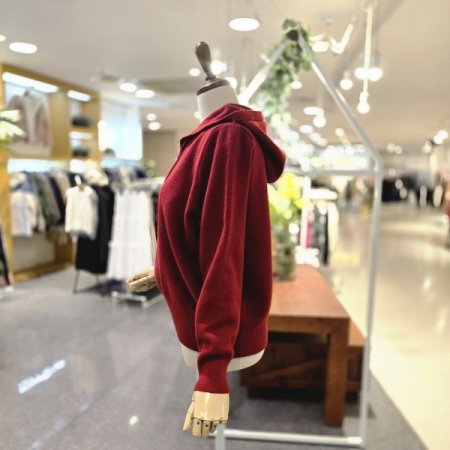 웨이스 후드가디건