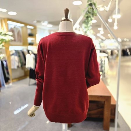 무지개단추 라운드니트