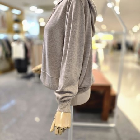 후드포켓 니트
