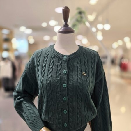 아몬드 꽈 가디건