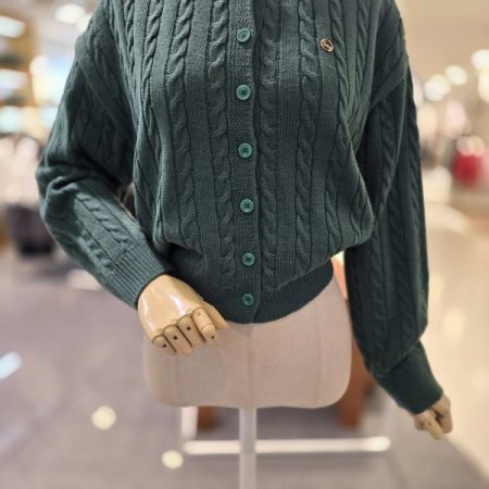 아몬드 꽈 가디건