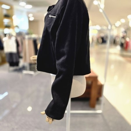 크롭스웨이드 자켓