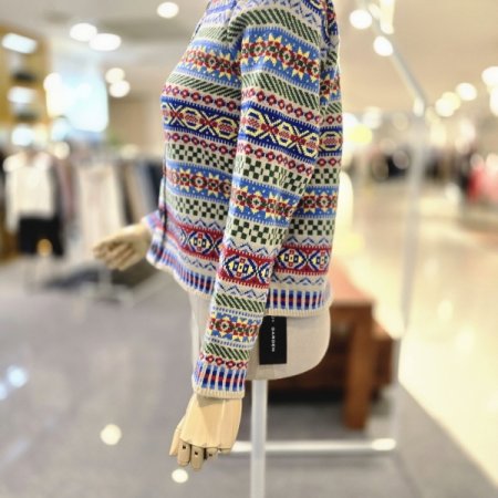 노르딕 패턴 가디건