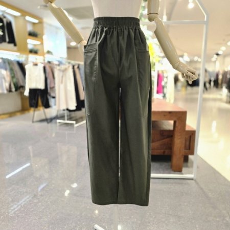 원턱포켓 배기팬츠