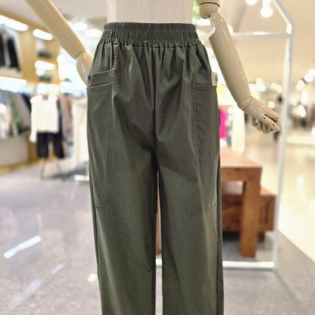 원턱포켓 배기팬츠