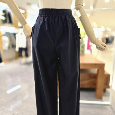 버튼포켓 배기팬츠