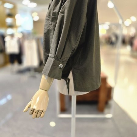 앞셔링끈 카라셔츠