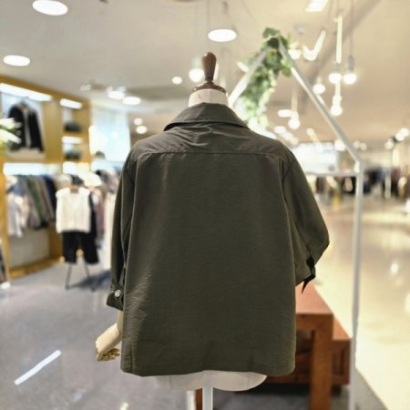 앞셔링끈 카라셔츠