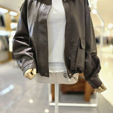 겹포켓 라이더자켓