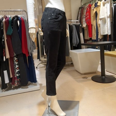 기모 슬림일자 기본면바지