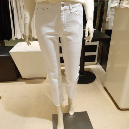 면스판 일자 바지