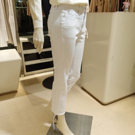 면스판 일자 바지