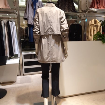 하프 스트링 바바리 자켓