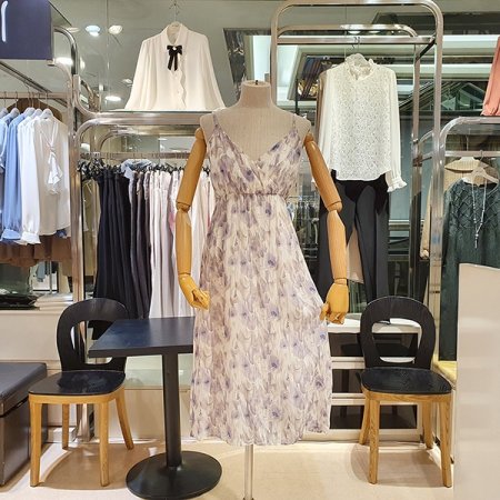 여자플라워뷔스티에원피스