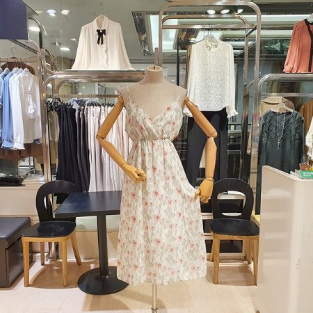 여자플라워뷔스티에원피스