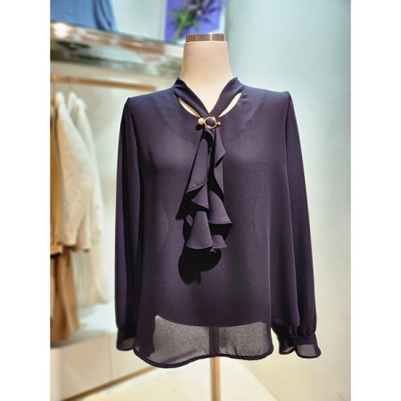 타이브로치세트블라우스