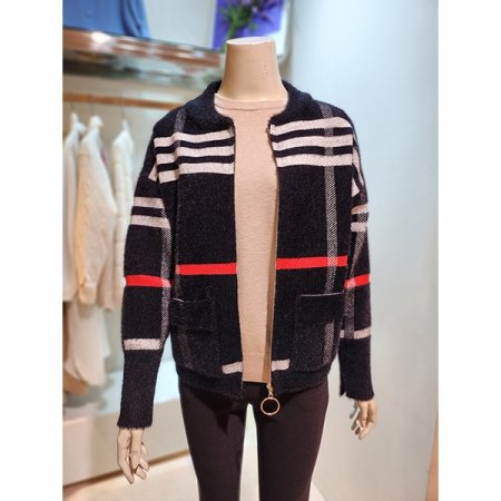 하프체크가디건