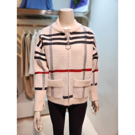 IV하프체크가디건