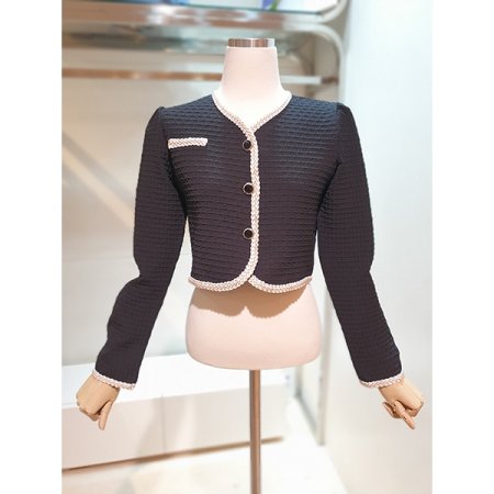 BK 숏 트위드 자켓