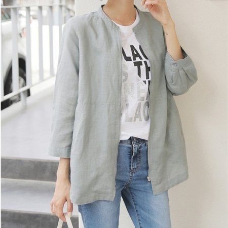 KK셀럽린넨자켓