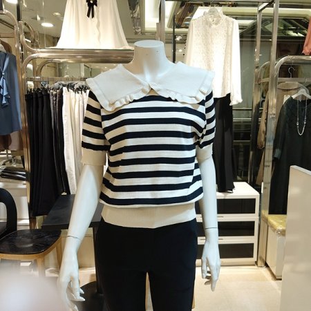 BE단가라반팔티셔츠