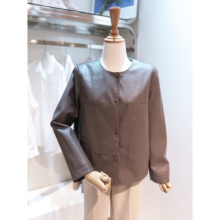 미니캐주얼레더자켓