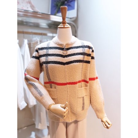 밍크집업하프자켓