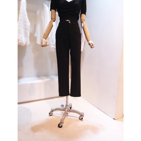 기모슬림일자면바지