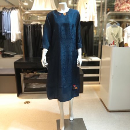 풍기인견 라운드 원피스