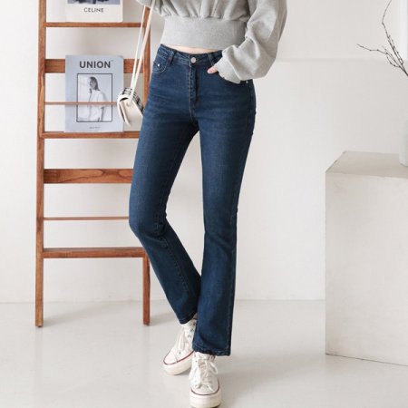 기모 진청부츠컷 청바지