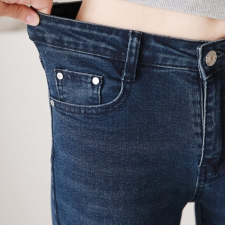 기모 진청부츠컷 청바지