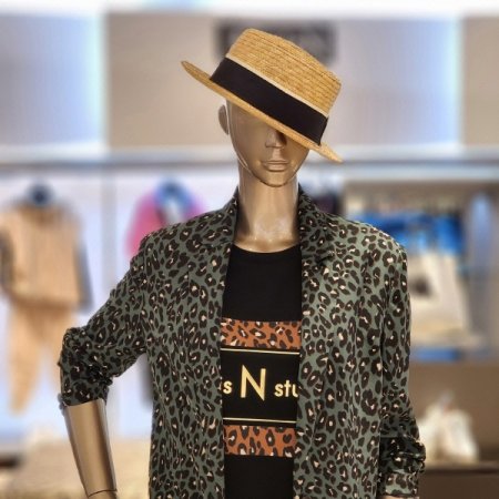 레오파드 하프자켓