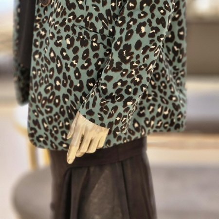 레오파드 하프자켓