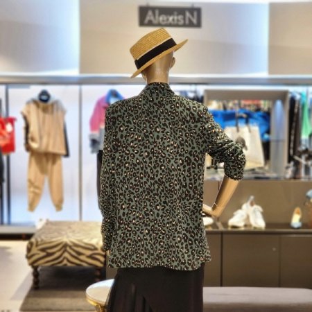 레오파드 하프자켓