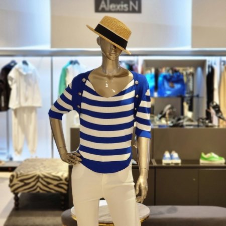 볼레로스ST 스트라이프니트