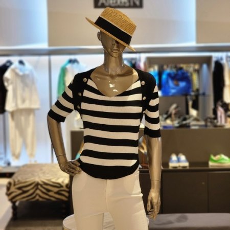 볼레로스ST 스트라이프니트