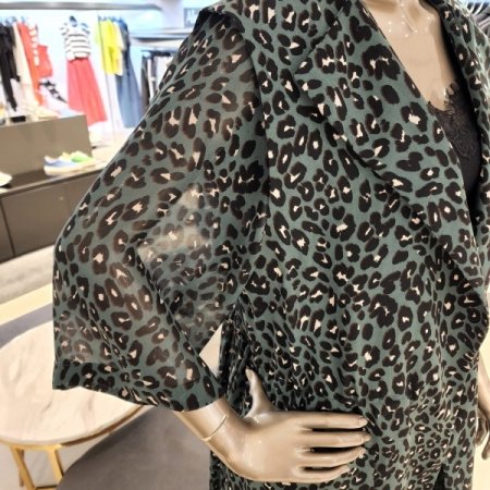 케이프형 쉬폰 트렌치자켓